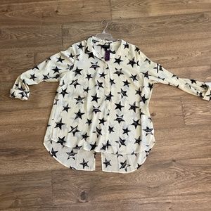 Star Print Blouse